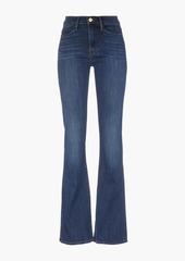 FRAME - Le High Flare faded high-rise flared jeans - Blue - 24