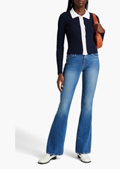 FRAME - Le High Flare faded high-rise flared jeans - Blue - 27