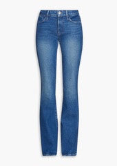 FRAME - Le High Flare faded high-rise flared jeans - Blue - 32