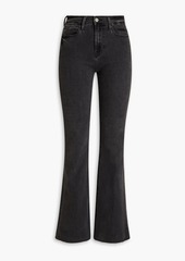 FRAME - Le High Flare high-rise flared jeans - Black - 32