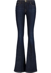 FRAME - Le High Flare high-rise flared jeans - Blue - 23