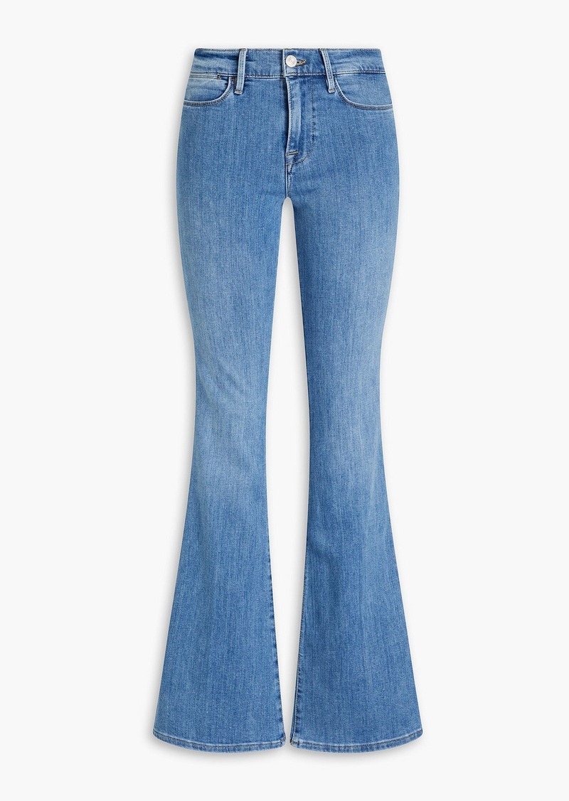 FRAME - Le High Flare high-rise flared jeans - Blue - 25