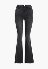 FRAME - Le High Flare high-rise flared jeans - Gray - 24