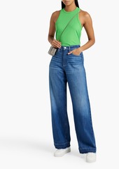 FRAME - Le High 'N' Tight faded high-rise wide-leg jeans - Blue - 26