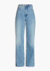 FRAME - Le High N Tight faded high-rise wide-leg jeans - Blue - 29
