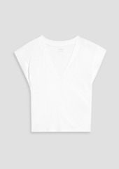 FRAME - Le High Rise cotton-jersey T-shirt - White - XL