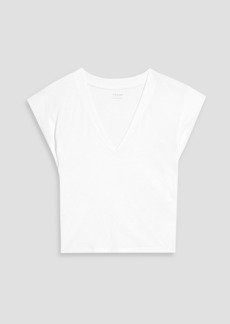 FRAME - Le High Rise cotton-jersey T-shirt - White - XL