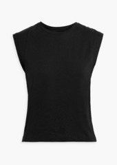 FRAME - Le High Rise cotton-jersey tank - Black - XL