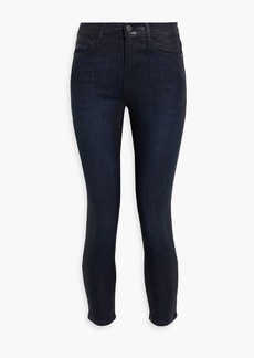 FRAME - Le High Skinny Crop cropped mid-rise skinny jeans - Blue - 24