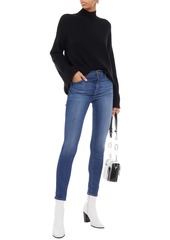 FRAME - Le High Skinny faded high-rise skinny jeans - Blue - 32