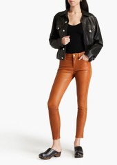 FRAME - Le High Skinny leather skinny pants - Brown - 25