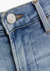 FRAME - Le High Straight cropped high-rise slim-leg jeans - Blue - 24