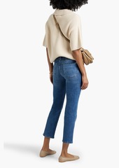 FRAME - Le High Straight cropped slim-leg jeans - Blue - 23