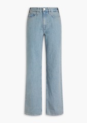 FRAME - Le Jane high-rise straight-leg jeans - Blue - 33