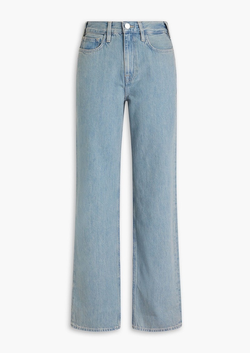 FRAME - Le Jane high-rise straight-leg jeans - Blue - 33