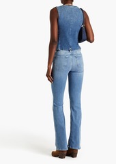 FRAME - Le Mini Boot faded high-rise bootcut jeans - Blue - 31