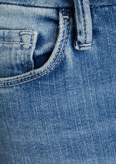 FRAME - Le Mini Boot faded high-rise bootcut jeans - Blue - 26