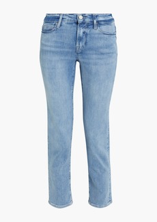 FRAME - Le Nouveau high-rise straight-leg jeans - Blue - 23