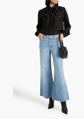 FRAME - Le Palazzo high-rise wide-leg jeans - Blue - 24
