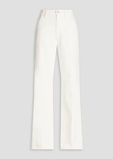 FRAME - Le Palazzo high-rise wide-leg jeans - White - 26