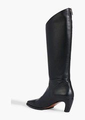 FRAME - Le Parker leather knee boots - Black - EU 36.5