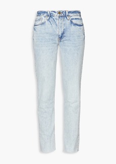 FRAME - Le Piper faded low-rise skinny jeans - Blue - 24
