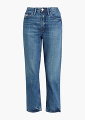 FRAME - Le Piper high-rise straight-leg jeans - Blue - 30