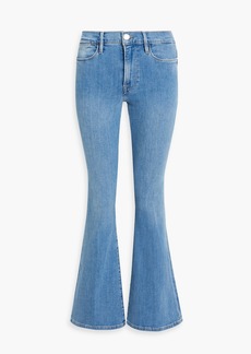 FRAME - Le Pixie high-rise flared jeans - Blue - 28