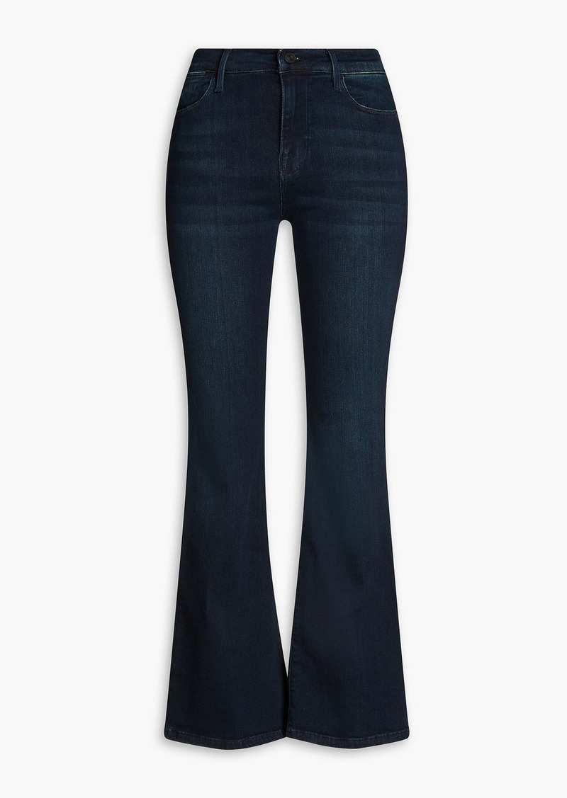 FRAME - Le Pixie high-rise flared jeans - Blue - 30