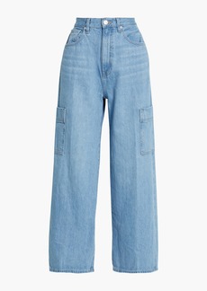 FRAME - Le Pixie high-rise wide-leg jeans - Blue - 27