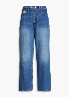 FRAME - Le Pixie high-rise wide-leg jeans - Blue - 23