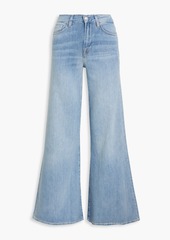 FRAME - Le Pixie Palazzo high-rise flared jeans - Blue - 33