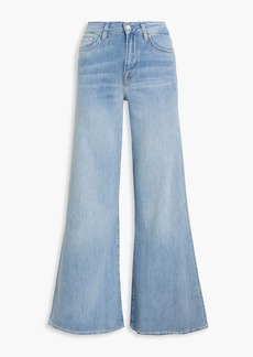 FRAME - Le Pixie Palazzo high-rise flared jeans - Blue - 33