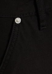 FRAME - Le Slouch cotton-canvas straight-leg pants - Black - 24