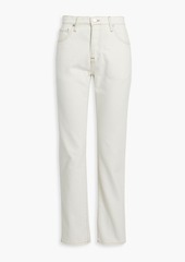 FRAME - Le Slouch high-rise straight-leg jeans - White - 26