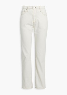 FRAME - Le Slouch high-rise straight-leg jeans - White - 31