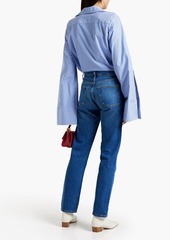 FRAME - Le Slouch mid-rise straight-leg jeans - Blue - 23