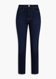 FRAME - Le Sylvie mid-rise slim-leg jeans - Blue - 23