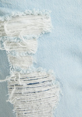 FRAME - Le Vintage Bermuda distressed denim shorts - Blue - 24