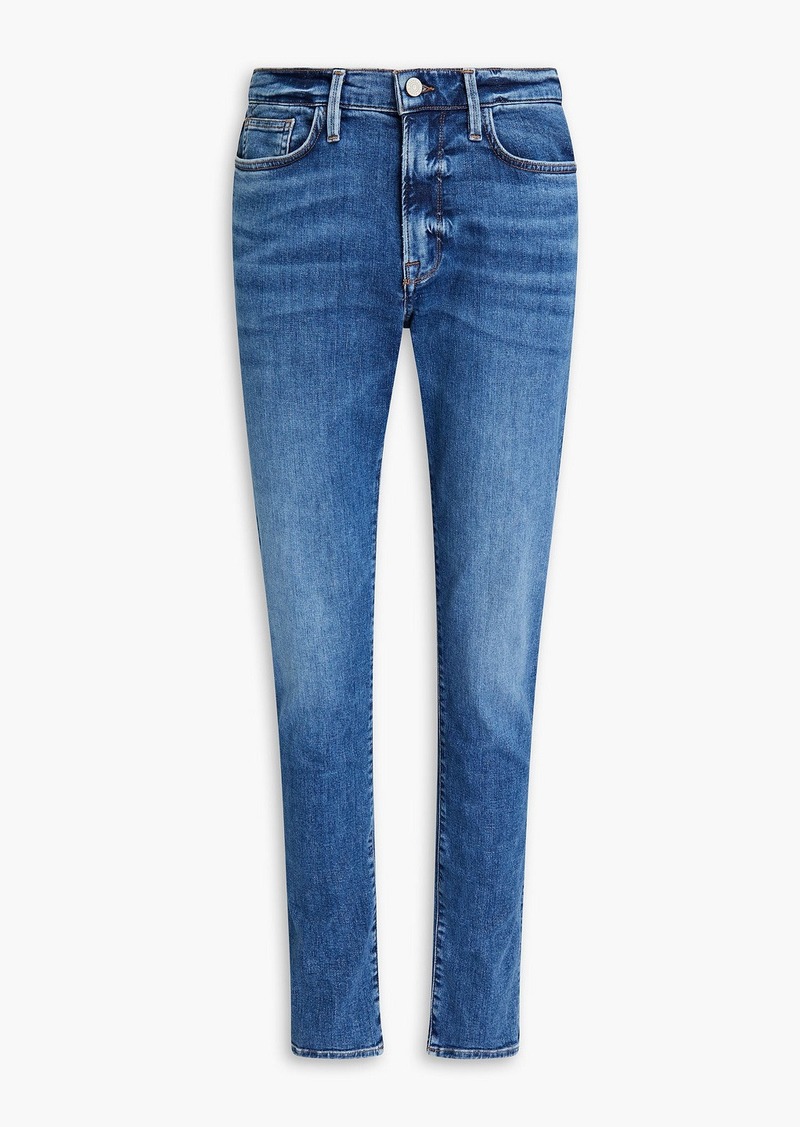 FRAME - L'Homme slim-fit whiskered denim jeans - Blue - 29