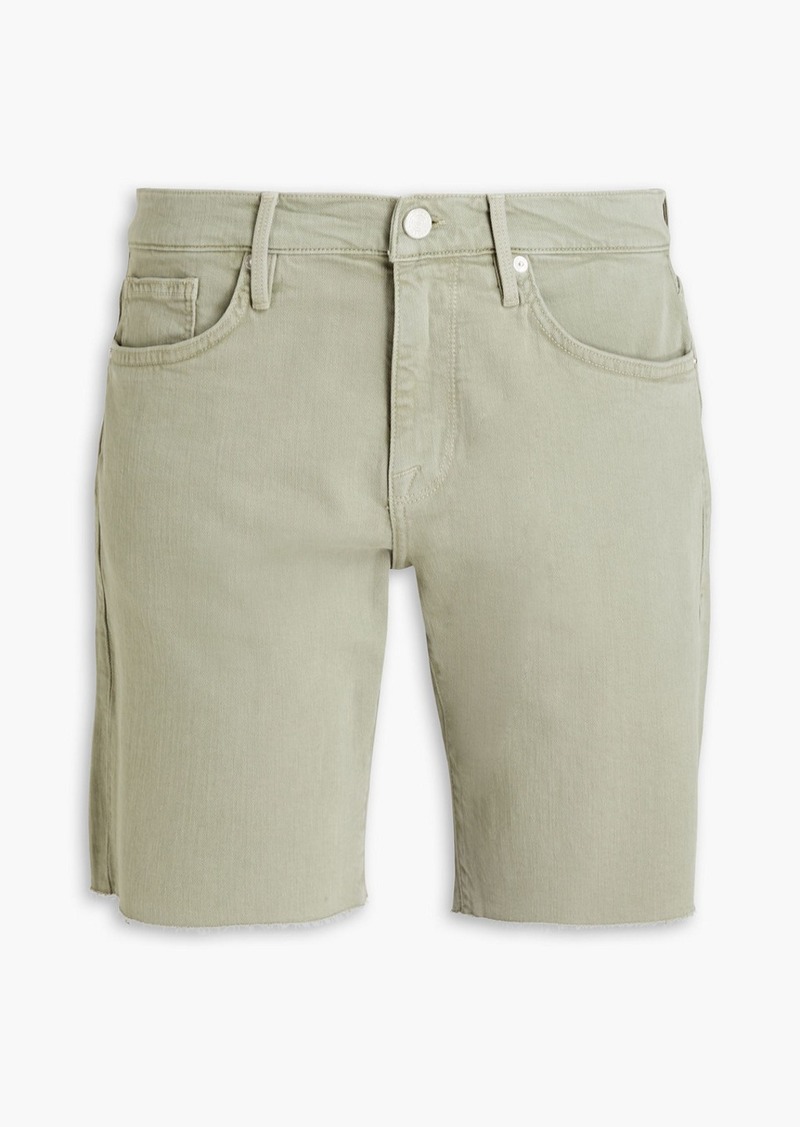 FRAME - L'Homme denim shorts - Green - 28