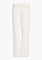 FRAME - L'Homme slim-fit distressed denim jeans - White - 29