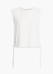 FRAME - Linen-jersey top - White - M