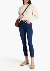 FRAME - Le High Skinny cropped high-rise skinny jeans - Blue - 26