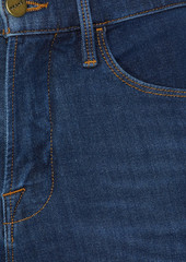 FRAME - Le High Skinny cropped high-rise skinny jeans - Blue - 26