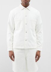Frame - Patch-pocket Cotton Overshirt - Mens - Cream