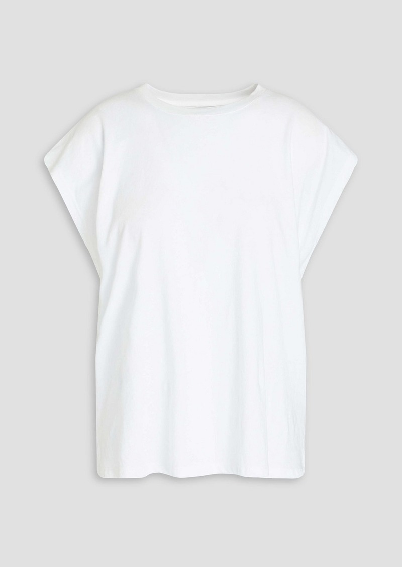 FRAME - Pima cotton-jersey T-shirt - White - XXS