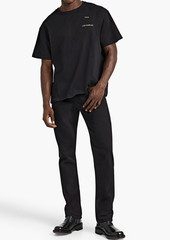 FRAME - Printed cotton-jersey T-shirt - Black - S