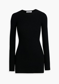 FRAME - Ribbed cashmere-blend sweater - Black - M