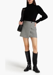 FRAME X CLAUDIA SCHIFFER - Ribbed cashmere turtleneck sweater - Black - M